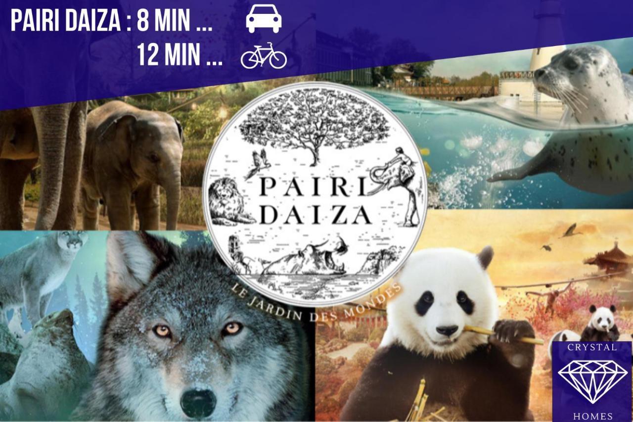 Gite Rubis - Jacuzzi - Pairi Daiza - 6 Pers Брюжлет Экстерьер фото